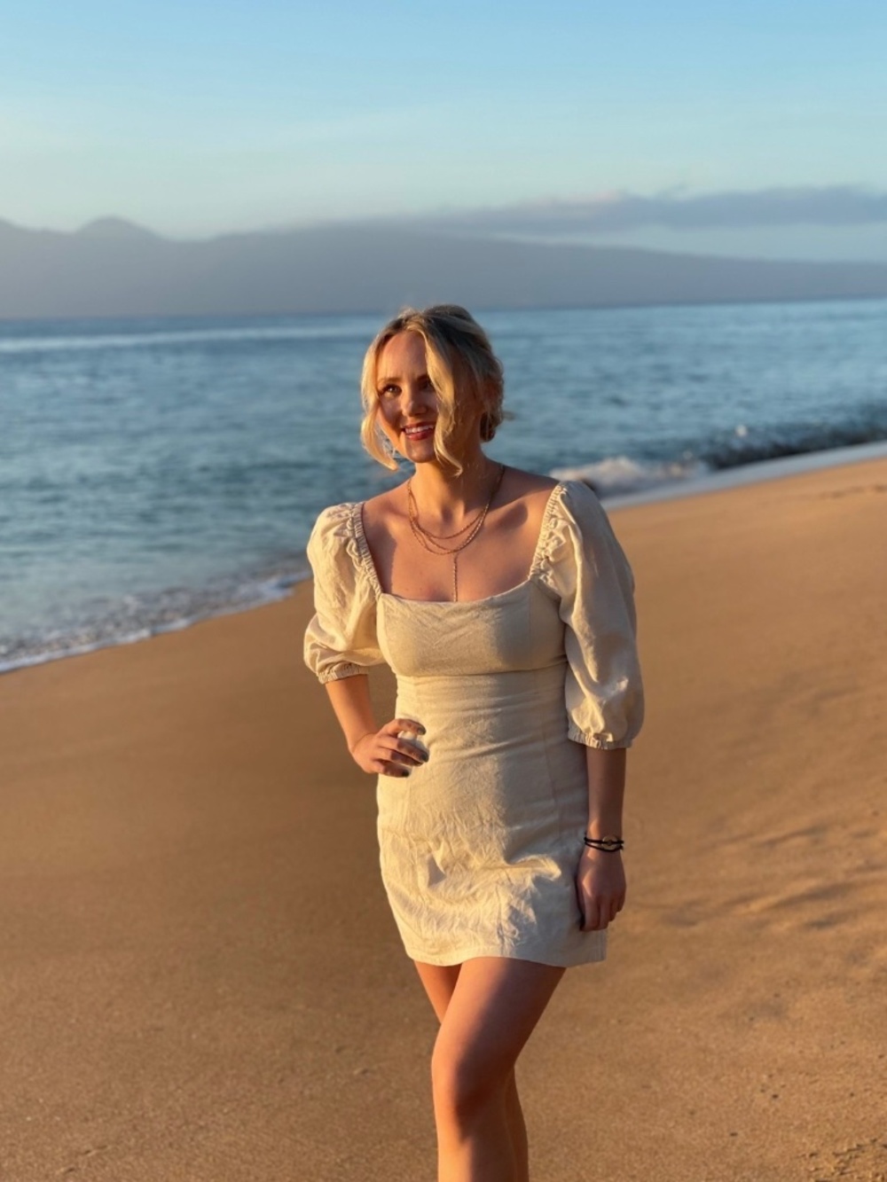 Linen All In Favor mini dress